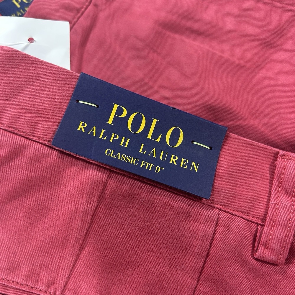 Polo Ralph Lauren Shorts Mens 34 Nantucket Red w Pony Stretch Classic Fit 9" NWT - Picture 3 of 11